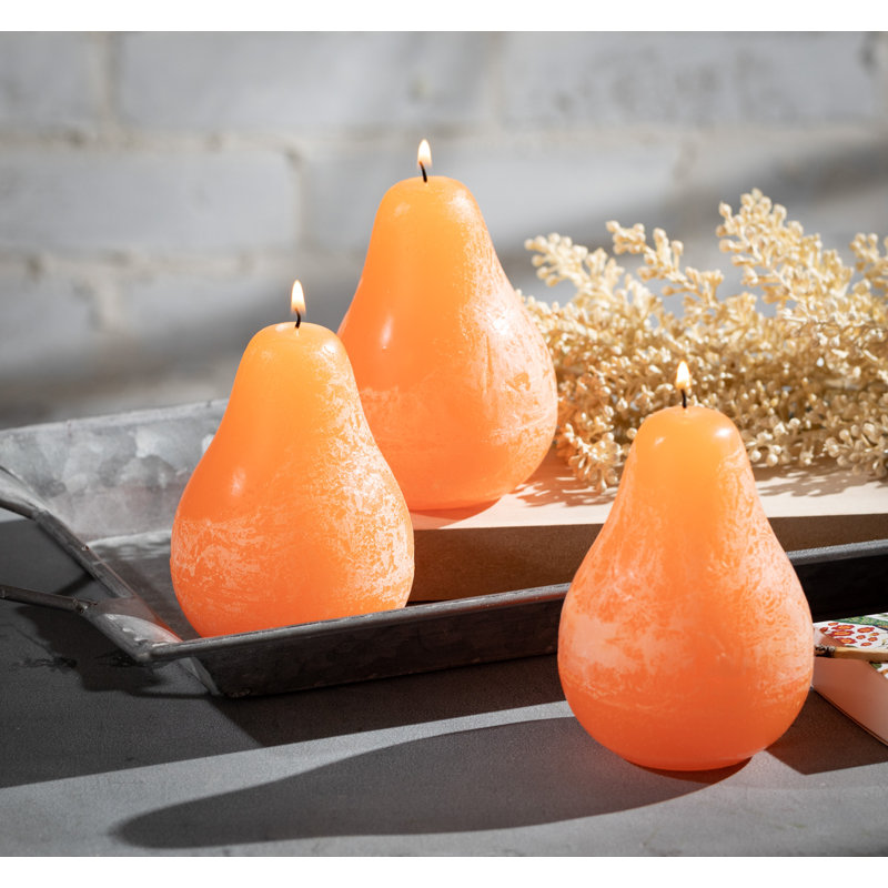 Vance Kitira Unscented Novelty Candle, Orange