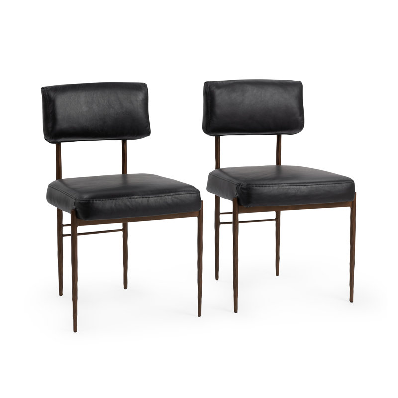 Kester Upholstered Dining Chair, Black