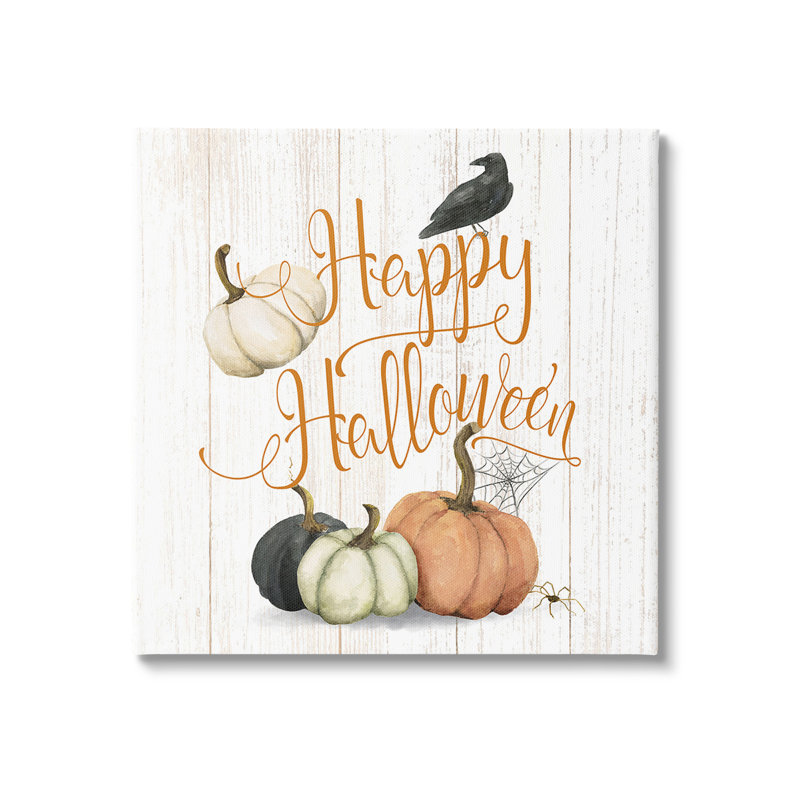 "Rustic Happy Halloween" par Deane Beesley sur toile, H 36 po x l 36 po x P 1,5 po