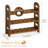 3-Tier Wooden Egg Holder - Brown