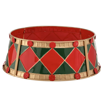 24.5x28" Metal Harlequin Tree Collar