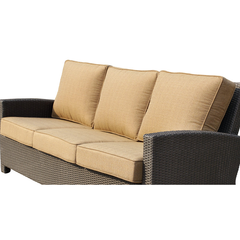 Canapé de patio avec coussin Leonore, Sésame