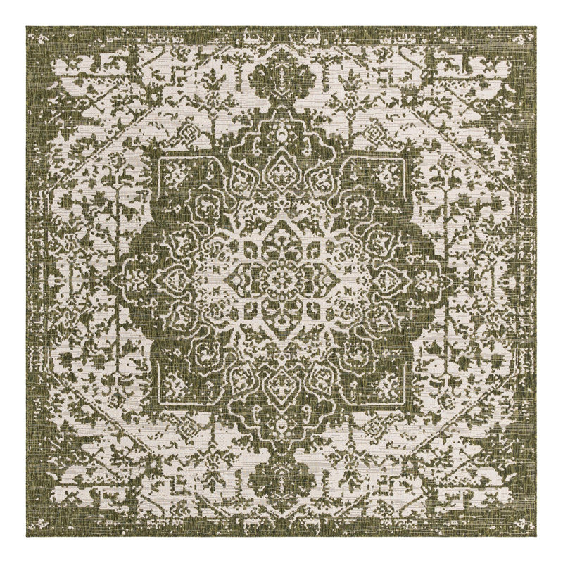 Jill Zarin Dubai Indoor/Outdoor Rug, Square 10'8"