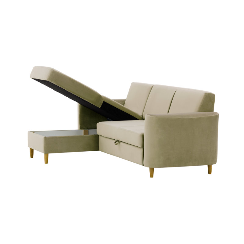 Chaim 4 Seater Sofa Bed, Beige