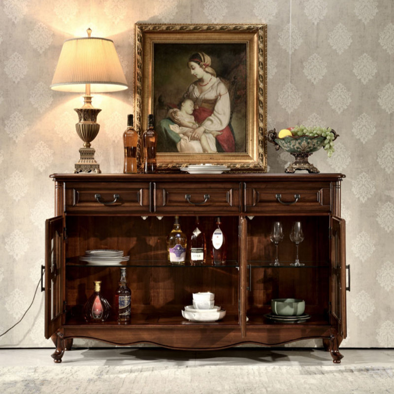 Three-Door Simple Sideboard