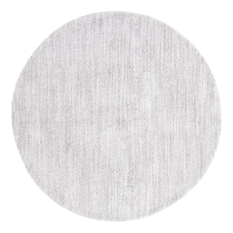 Tapis à poils longs Vannino Jill Zarin, Rond 7 pi 1 po