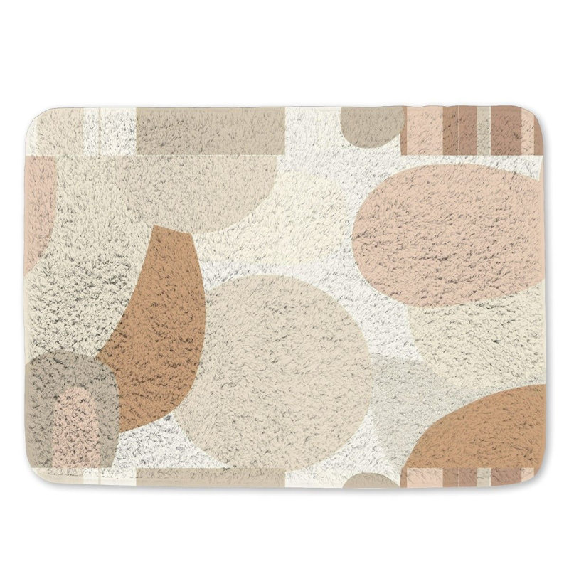 Tapis de bain en microfibre / microsuède Lubet, L 17 po x L 24 po