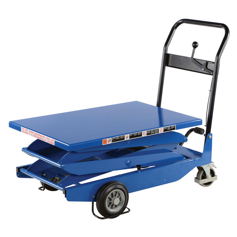 Chariot élévateur en aluminium, 34.25" H x 17.75" W x 34.5625" D