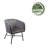 Daevin 17.34'' H Velvet Upholstered Armchair-992326550