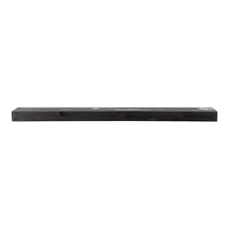 Tablette de manteau Modern Ember Vara, 48", Ébène
