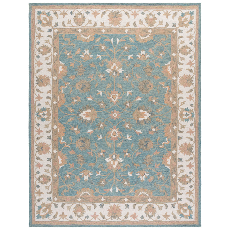 Héritage 125 touffeté à la main 80% laine; Tapis oriental 20% coton, Tapis de couloir 2 pi 3 po x 8 pi