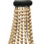 Lustre en perles de bois drapé-25736930