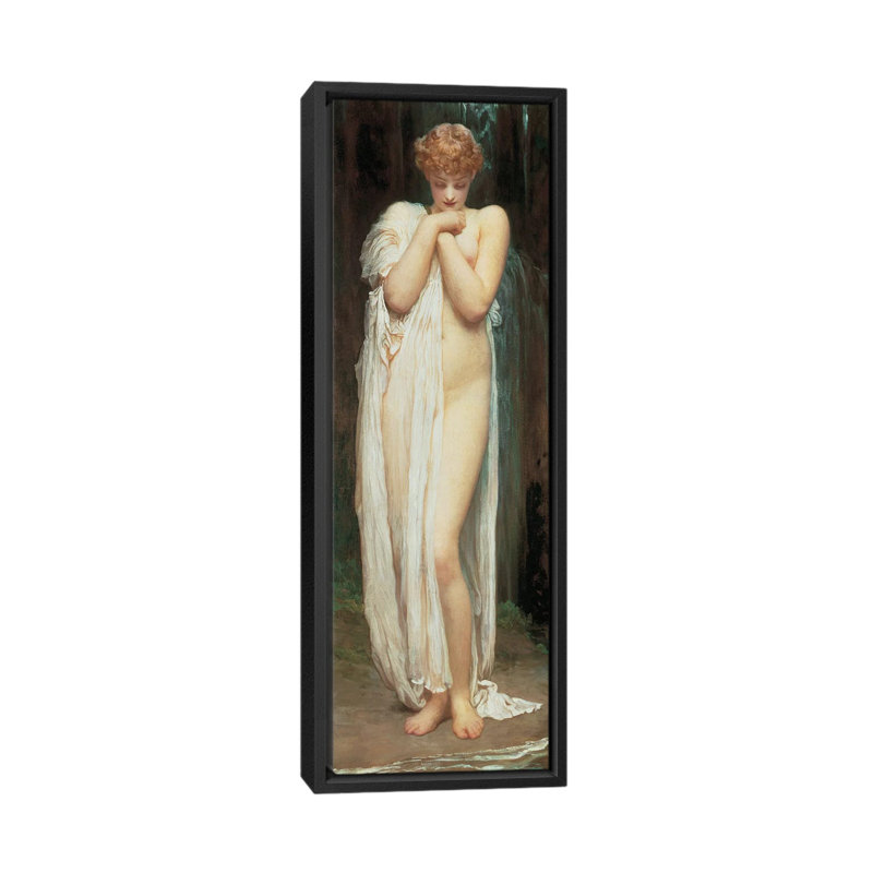 Impression sur toile tendue « the light of the harem », H 48 po x l 16 po x P 1,5 po, Cadre noir