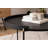 Modern Nesting Table Set (2 Pieces), Anthracite Color, 31.5 x 20.1 x 31.5 inches & 23.6 x 16.1 x 23.6 inches | 100% MDF with Metal Legs, Stylish Marble Finish | Perfect for Industrial Home Décor & Space-Saving Solutions-109341286