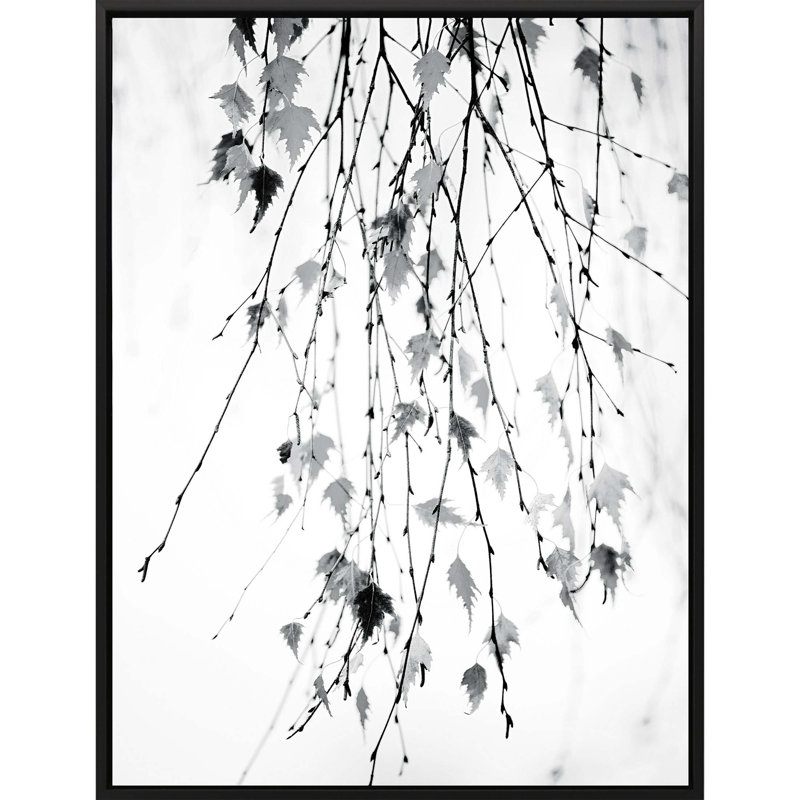 Cozart Blue Canvas Print with Black Satin Frame