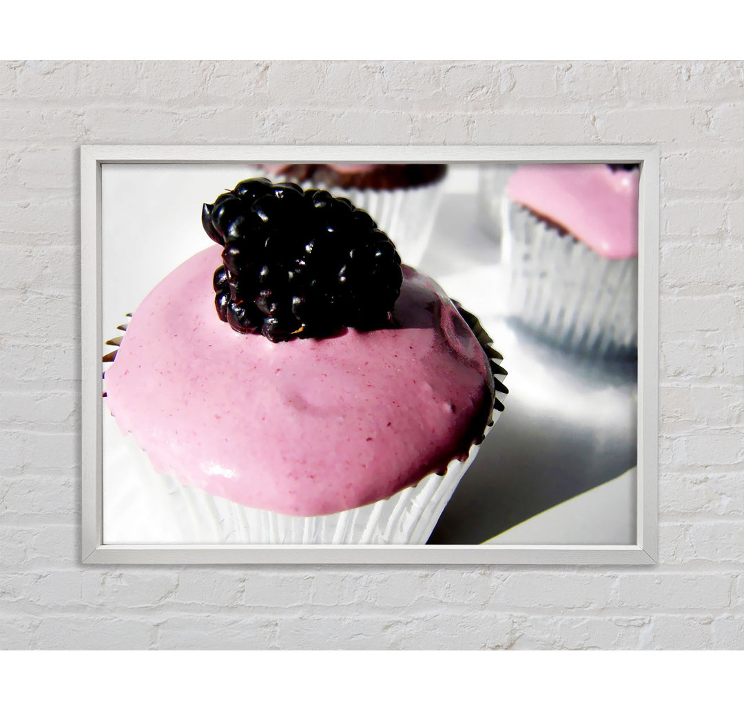 Brombeer-Cupcake - Drucken