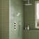 RelaxaJet  Thermostatic Shower System 12" Celling Rainfall Shower Faucet Set with Rough-in Valve