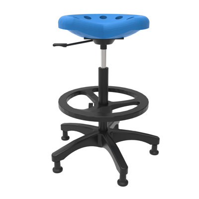 Tractor Medium Height Adjustable Lab Stool -  Diversified Woodcrafts, SE-TR1T w/ SE-C