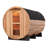 Anyi 4-Person Patchwork Red Cedar Traditional Steam sauna