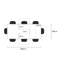 Sydney Solid Wood Dining Table-50134909