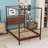 Wood Canopy Bed with Headboard-11329195