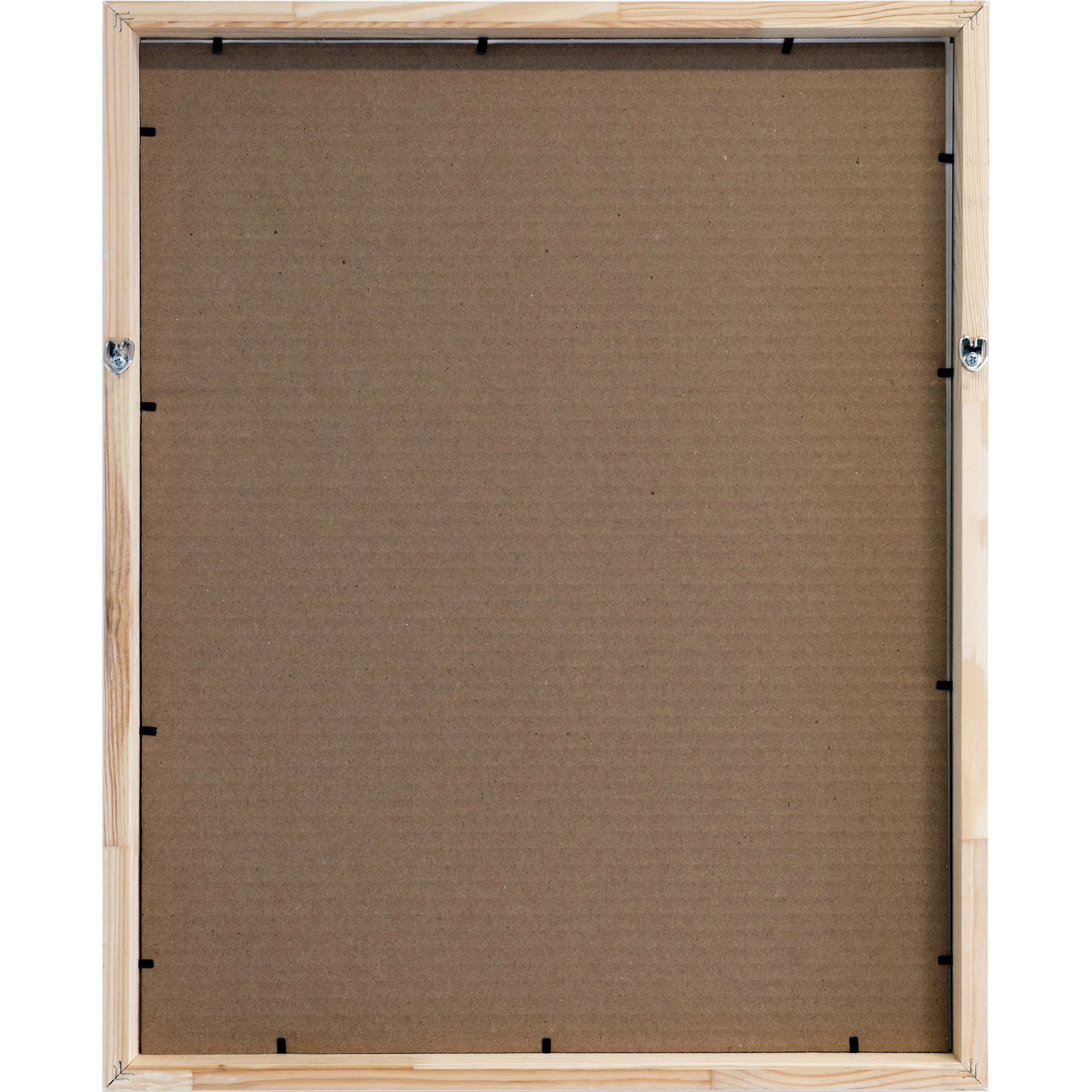 Mabe Wood Beveled Picture Frame with Mat, 12" x 18", Natural