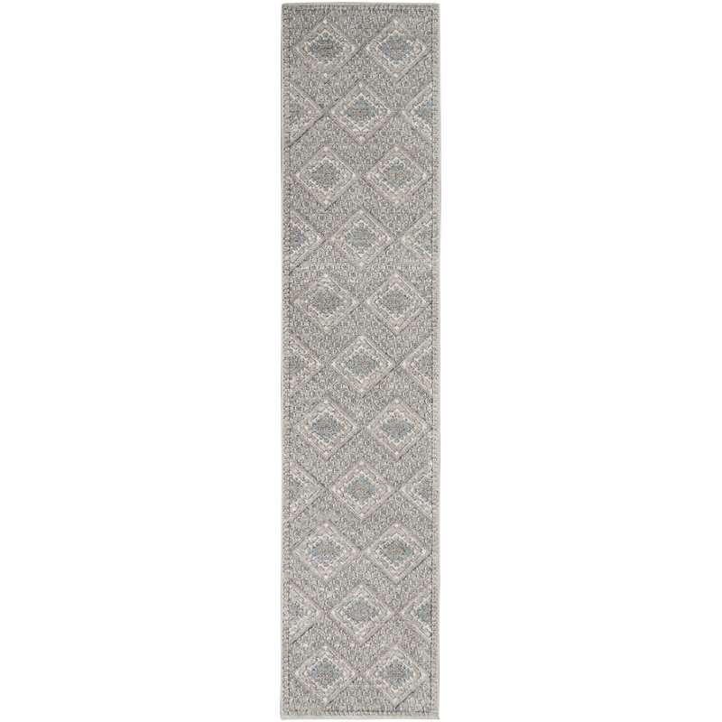 Tapis beige Freeda, Tapis de couloir 2 pi 2 po x 10 pi