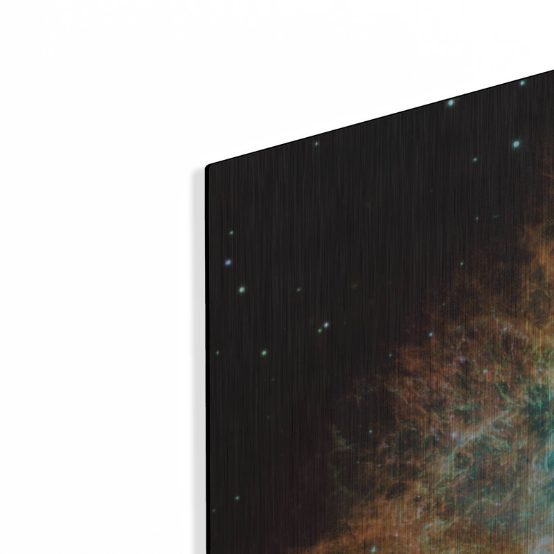  «Crab Nebula Supernova» par le télescope Hubble de la NASA, art mural en métal, H 36 po x l 36 po