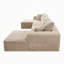 Canapé modulaire en velours côtelé avec repose-pieds-1116443788