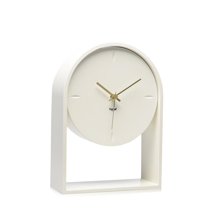 Air Du Temps Mechanical Clock, White