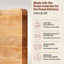 John Boos Maple Wood Chop N Slice Reversible Cutting Board-50293091