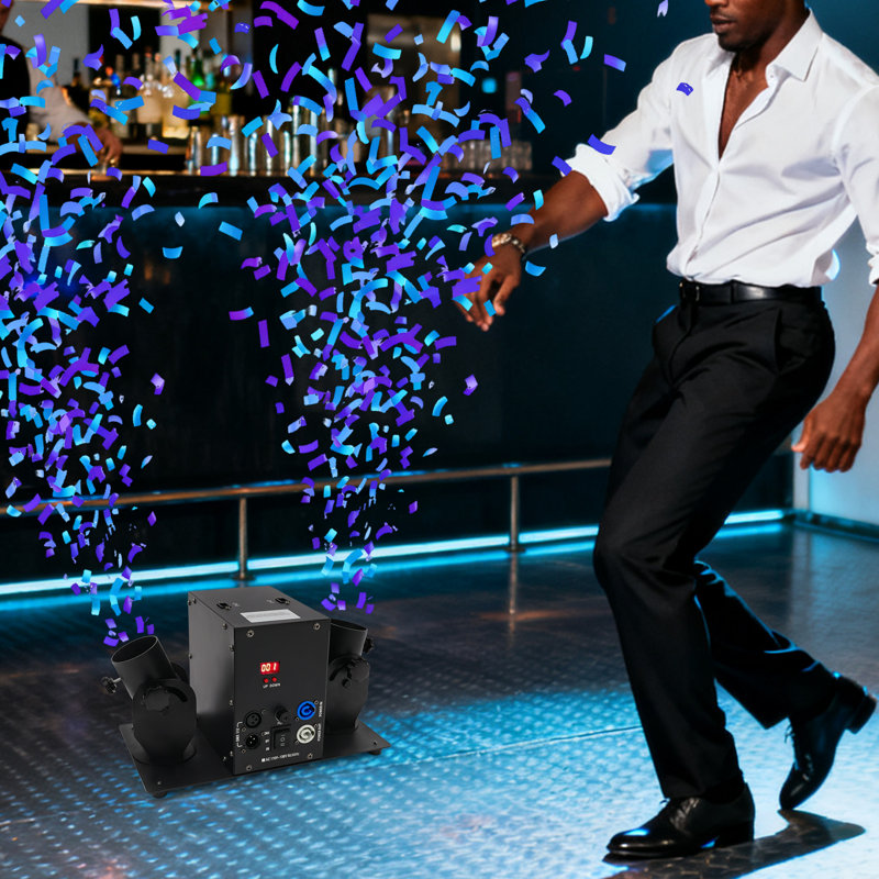 Electric Double-Headed Confetti Machine