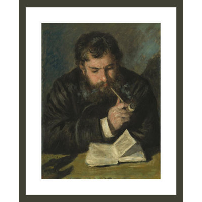 «Claude Monet» par Pierre-Auguste Renoir, impression giclée encadrée