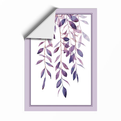 Cascading Wisteria Botanical - Framed Print