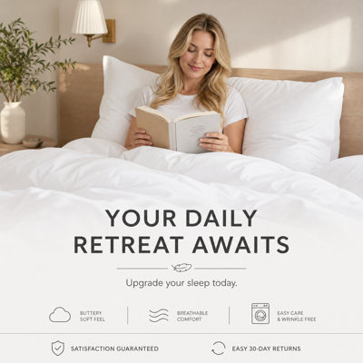 Ensemble de literie 4 pièces en microfibre blanche, taille Queen/King, draps doux et infroissables, comprenant une housse de couette, des draps et des taies d'oreiller pour une utilisation en toutes saisons