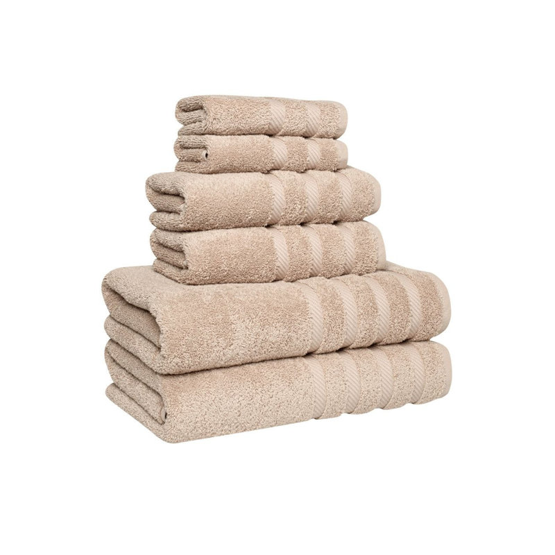 Ensemble de serviettes Elysium, 6, Taupe
