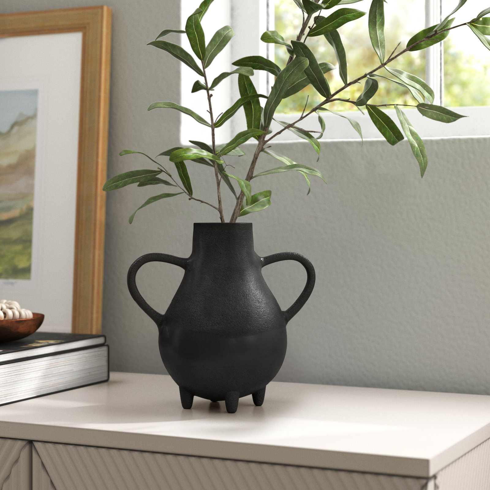 Olson 8.3'' Ceramic / Porcelain Table Vase