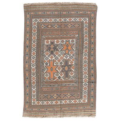 Tapis multicolore de haute qualité noué à la main