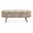 Ottoman Oval Storage Bench With Rubber Wood Legs For Footstool Seat And Storage Function-128632821