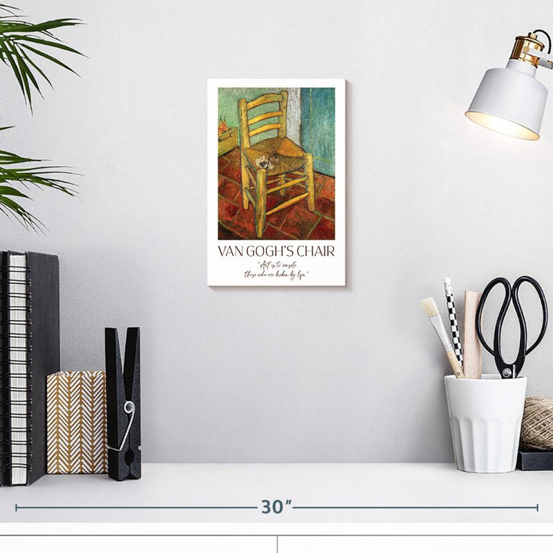 Affiche de l'exposition Chair Van Gogh, H 12 po x l 8 po