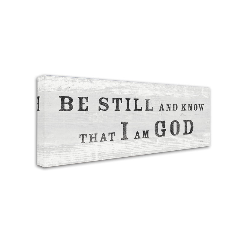 «Signs of Faith V», art textuel sur toile tendue, H 10 po x l 24 po