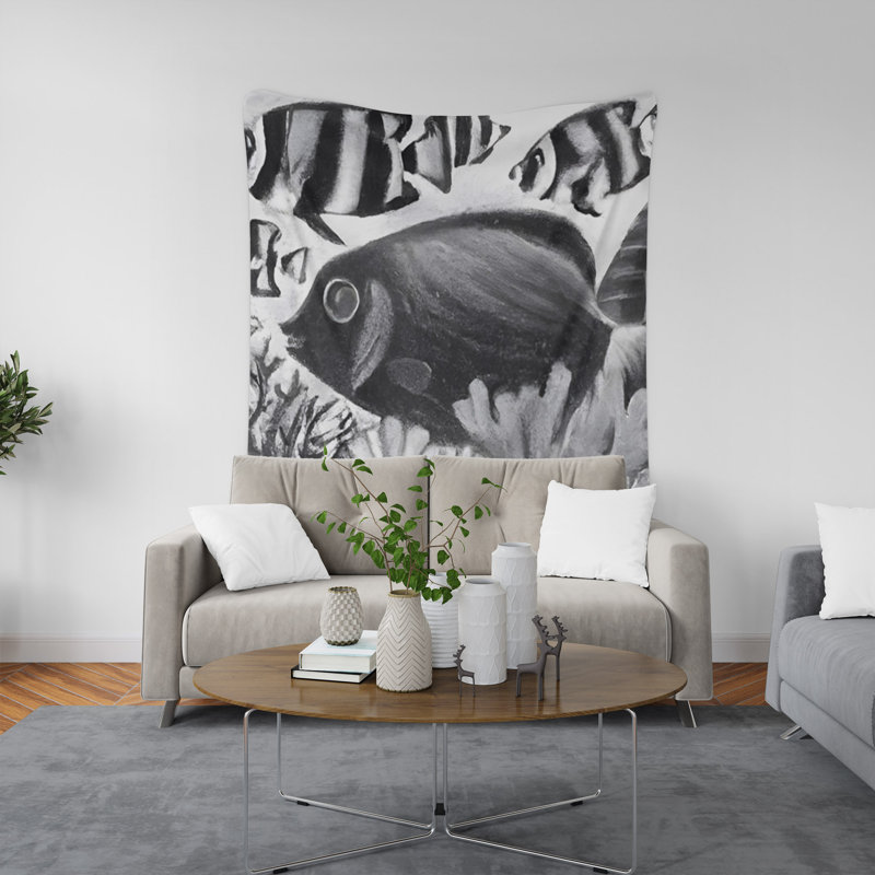 Tapisserie murale, H 88 po x l 104 po