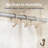 Solid Plastic Shower Curtain Hooks Rings-15866125