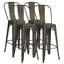 Antes Bar Stool with Steel Frame-866187303