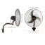 Wall Mount Fan, 2 PCS 18 inch Oscillating, 3-speed High Velocity Max