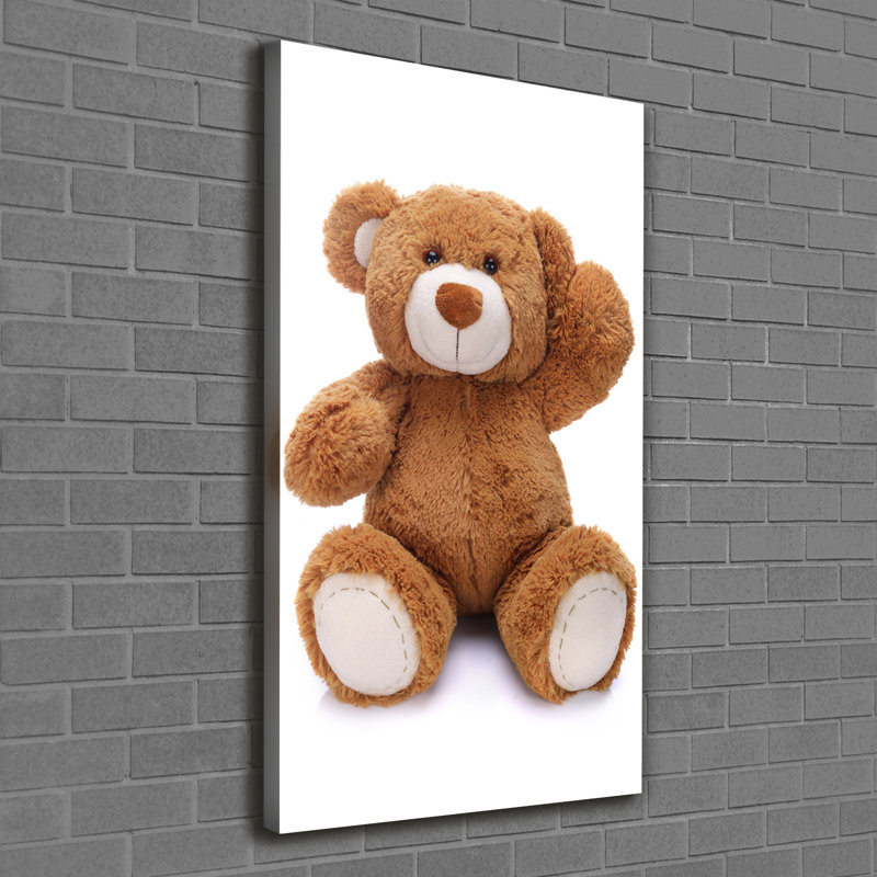 Bowdon Teddy Bear - Wrapped Canvas Print
