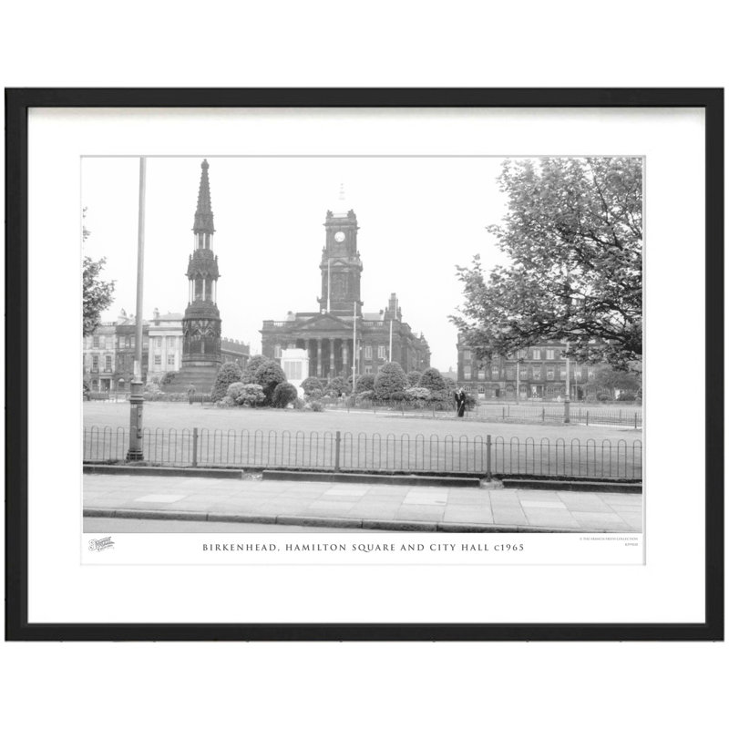 Birkenhead, Hamilton Square And City Hall C1965 by Francis Frith - Single Picture Frame Print, 60cm H x 80cm W x 2.3cm D