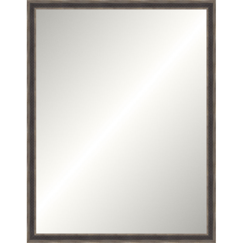 Dark Silver Legacy Mirror, Medium rectangle