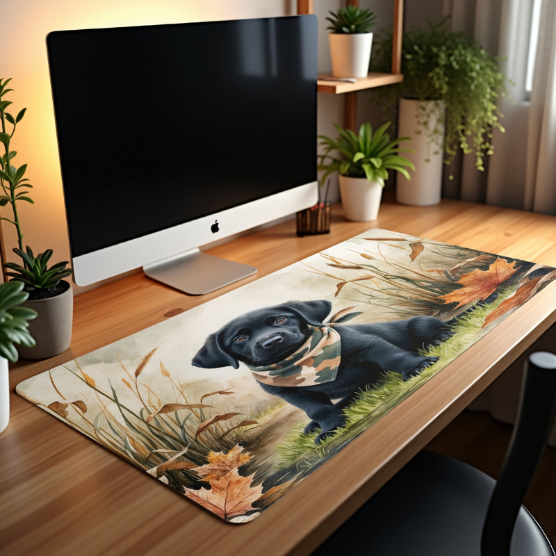 Polyester Desk Pad, 31.5x15.5