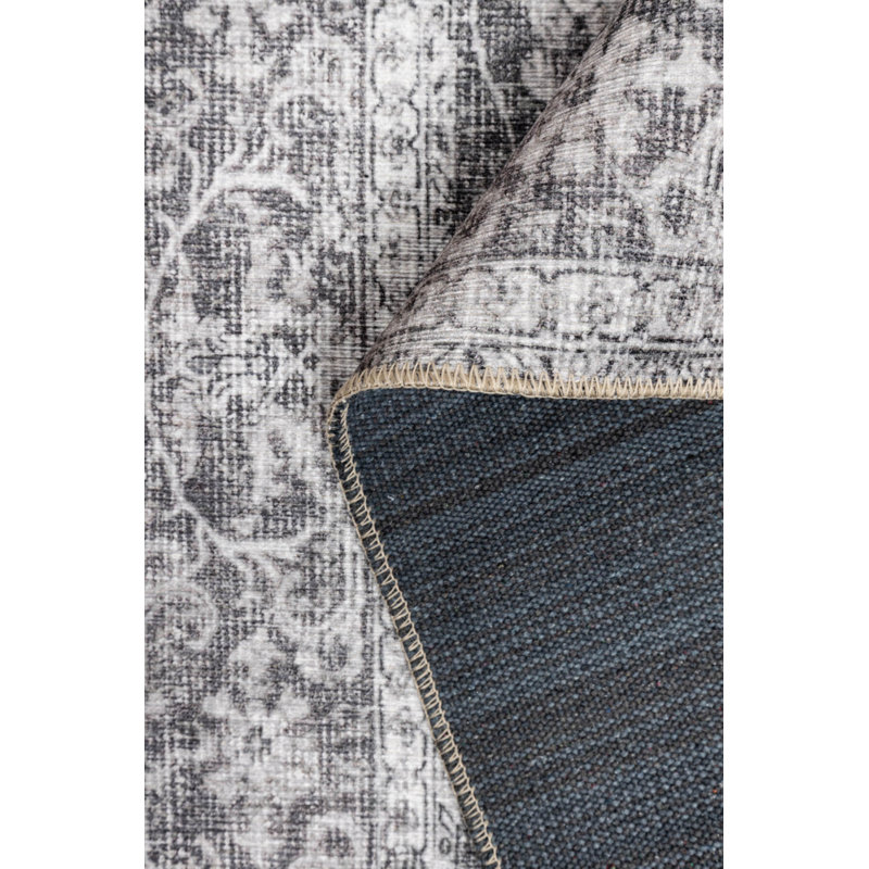Tapis en chenille lavable Jax Antique Vintage, Carré 6 pi 11 po